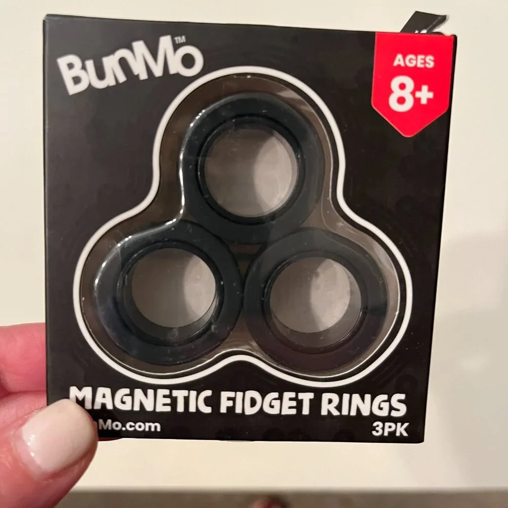 Magnetic Fidget Rings by Bunmo (3 pack / ages 8‎ and up)